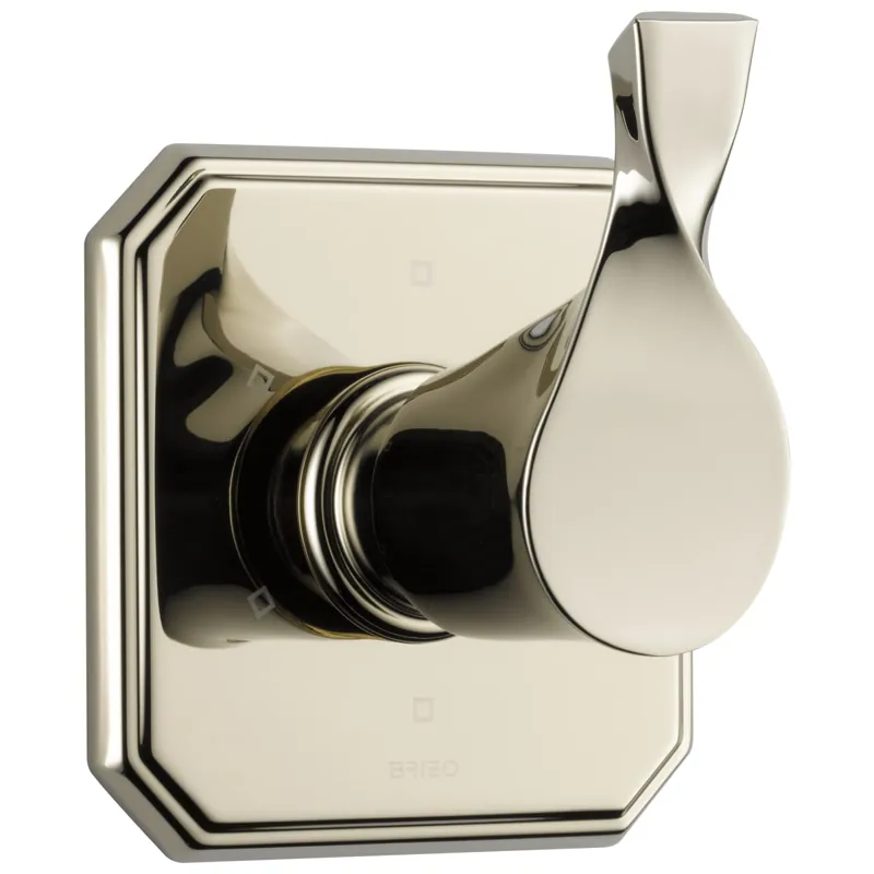 Brizo T60930-PN Virage Single Handle Diverter Valve Trim in Polished Nickel