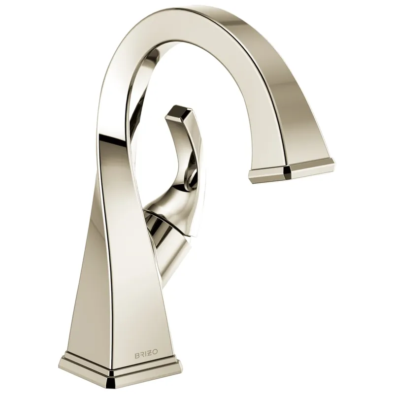 BRIZO 65030LF-PN-ECO Virage Single Handle Monoblock Bathroom Sink Faucet