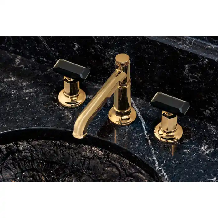 Brizo 65377LF-PNLHP Invari Widespread Lavatory Faucet with Column Spout - Less Handle