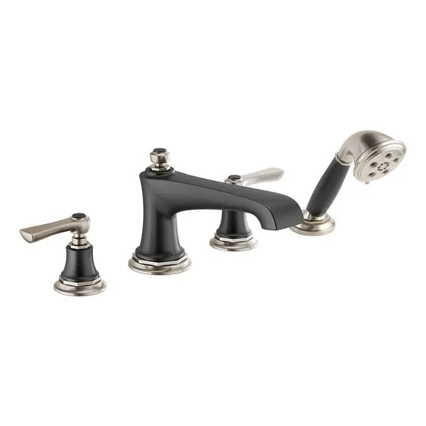 Brizo T67460-NKBLLHP Rook Roman Tub Faucet with Handshower