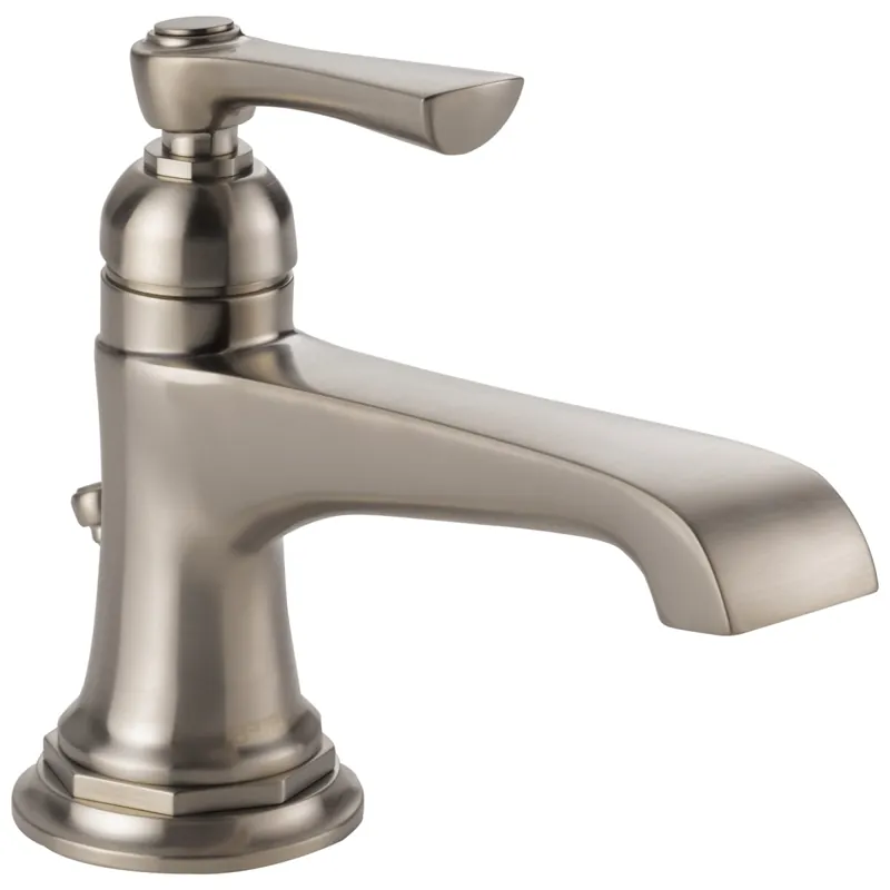 Brizo 65060LF-NK Rook Single Handle Monoblock Bathroom Sink Faucet 1.5 GPM