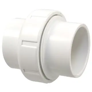 NIBCO 457-007 3/4 PVC40 SXS BUNA UNION