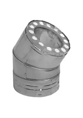 Metal-Fab 7TGSA30 Temp/Guard TGSA Series Vent 30 deg Elbow (7 in)