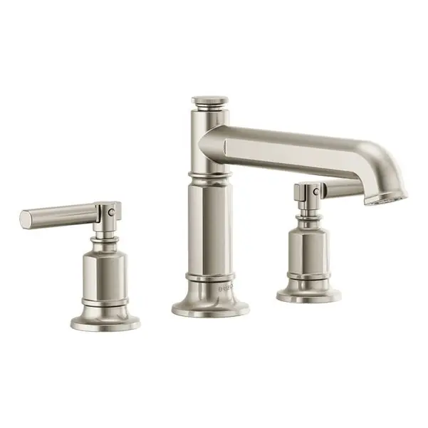 Brizo T67376-NKLHP Invari Roman Tub Faucet in Luxe Nickel Trim Only