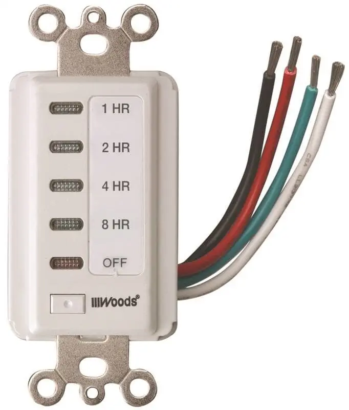 COLEMAN CABLE 59013 Woods Decora Indoor In Wall Countdown Timer 120 V