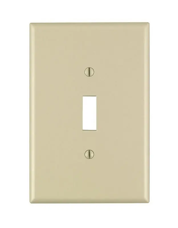 Leviton 001-86101-000 Toggle Switch Wall Plate Jumbo 1 Gang