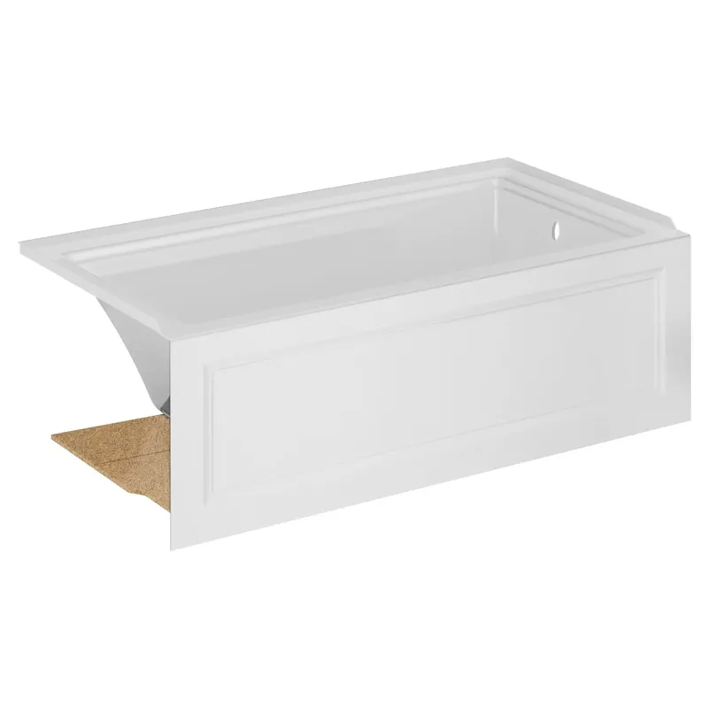 American Standard 2544102 Town Square S Soaking Tub 60 x 32 Inches Right Hand Drain