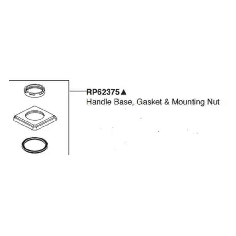 Brizo RP62375BN Handle Base With Gasket And Mounting Nut