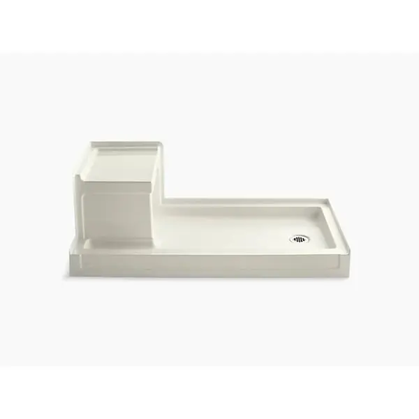 KOHLER 1976-96 Tresham 60 inches X 32 inches Receptor with Integral Seat and Right-Hand Drain
