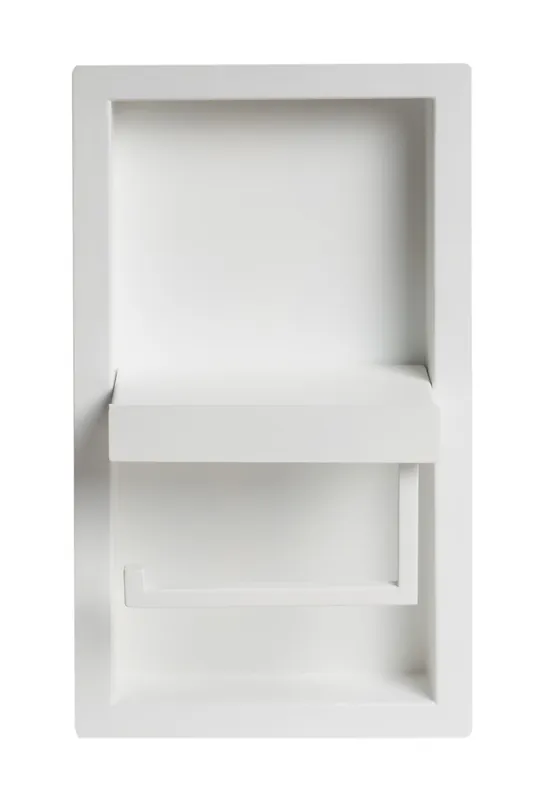 Alfi ABTPNC88-W Recessed Toilet Paper Holder Niche