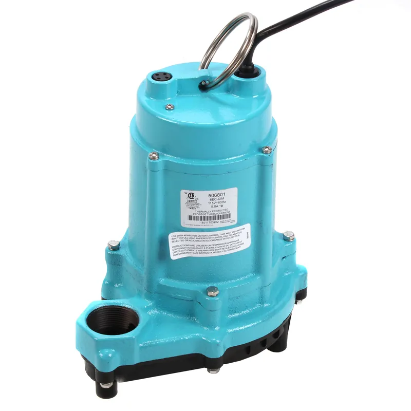 Little Giant 506801 Manual Plastic Base Sump Pump 1/3 hp