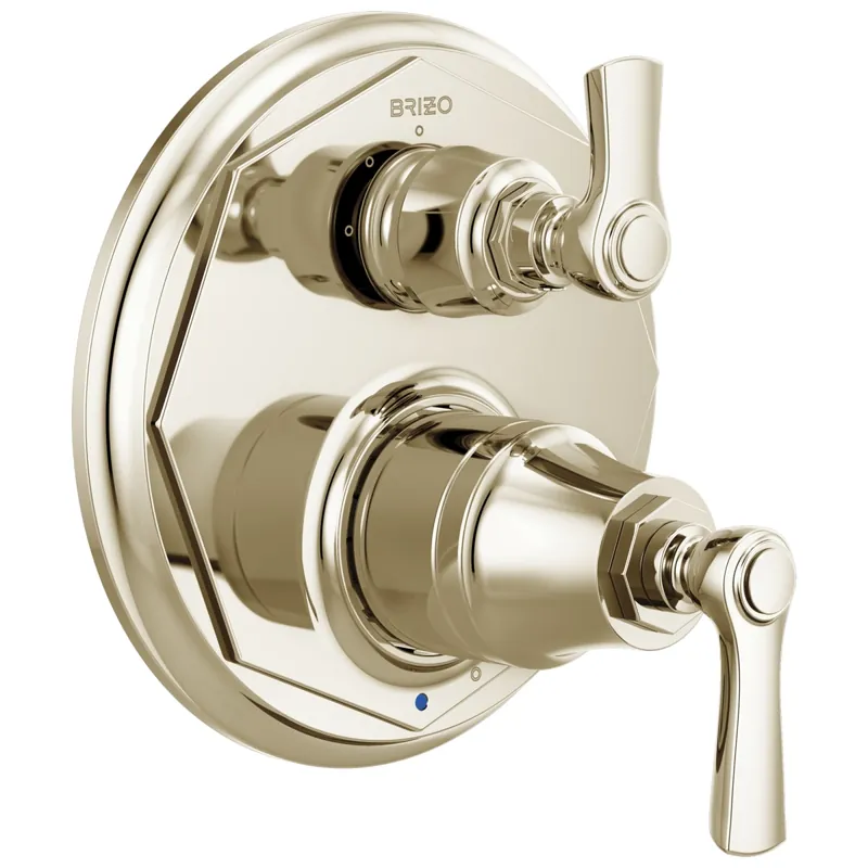 Brizo T75P560-PN Rook Two Handle Pressure Balancing Valve Trim