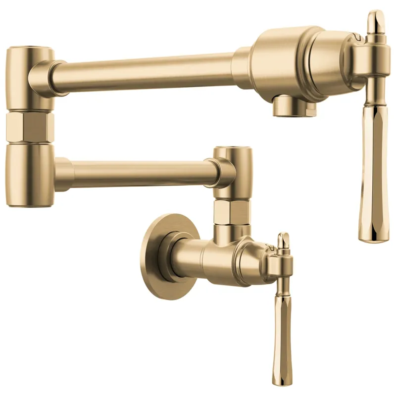 BRIZO 62858LF-GLPG Tulham Wall Mount Pot Filler