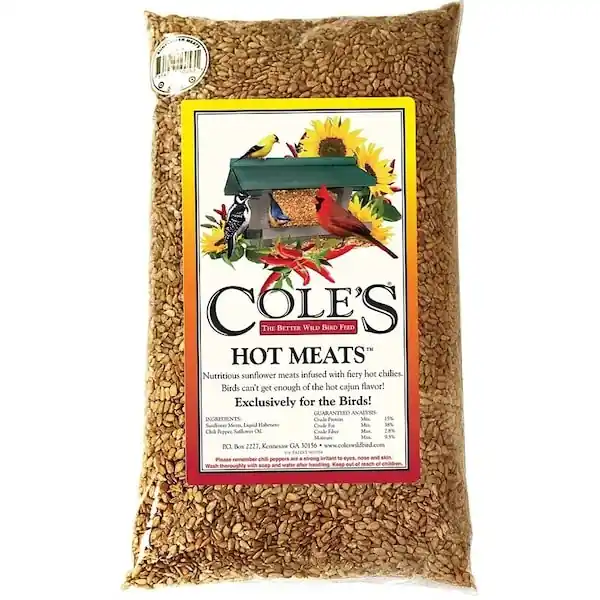 Coles HM05 Hot Meats Blended Bird Seed Cajun Flavor 5 lb Bag