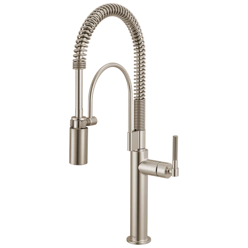 Brizo 63343LF-SS Litze Semi-Professional Kitchen Faucet - Knurled Handle 1.8 GPM