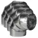 M&M Manufacturing 125-4 4 in Adjustable Elbow