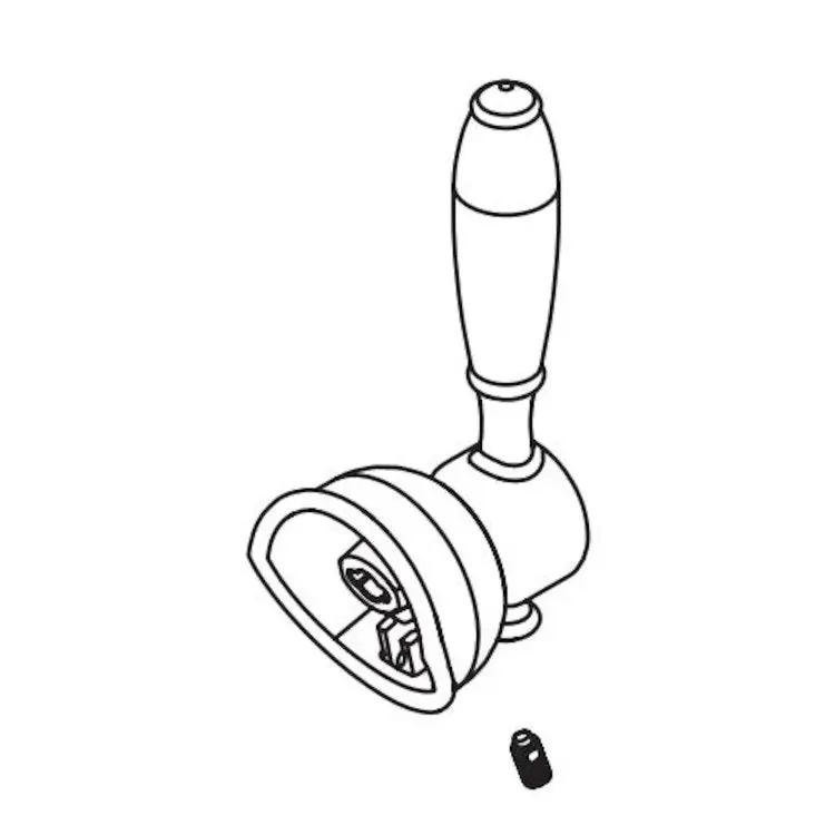 Moen 195369SRS Handle Kit 1 Lever Spot Resist Stainless