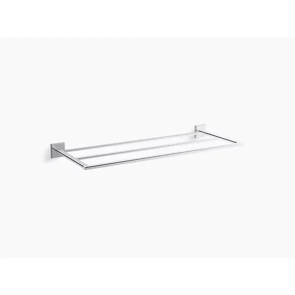 KOHLER 23299-CP Square 24 in. Towel Bar