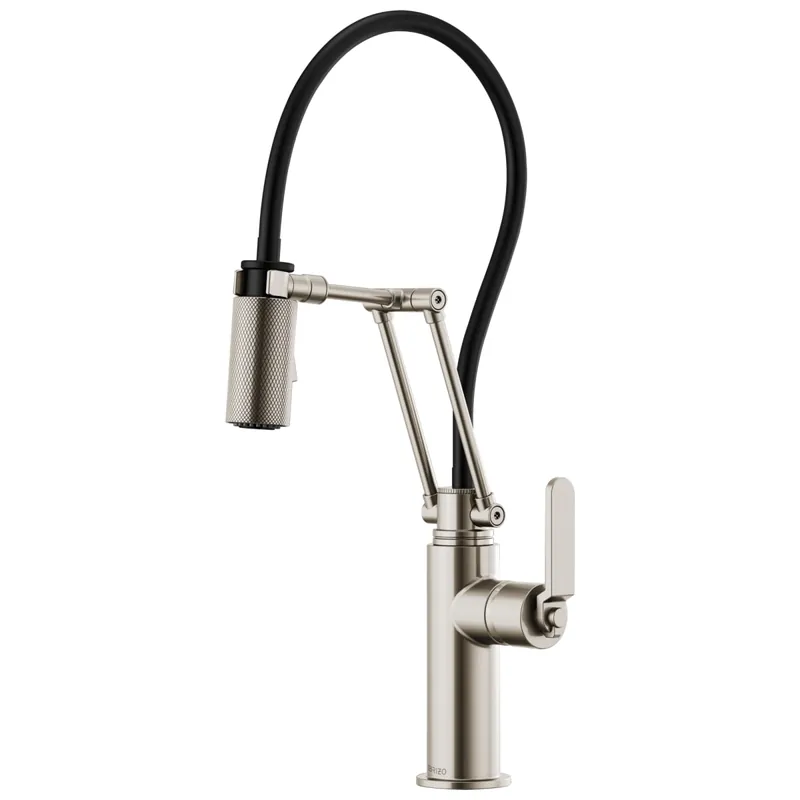 Brizo 63244LF-SS Litze Articulating Faucet with Industrial Handle
