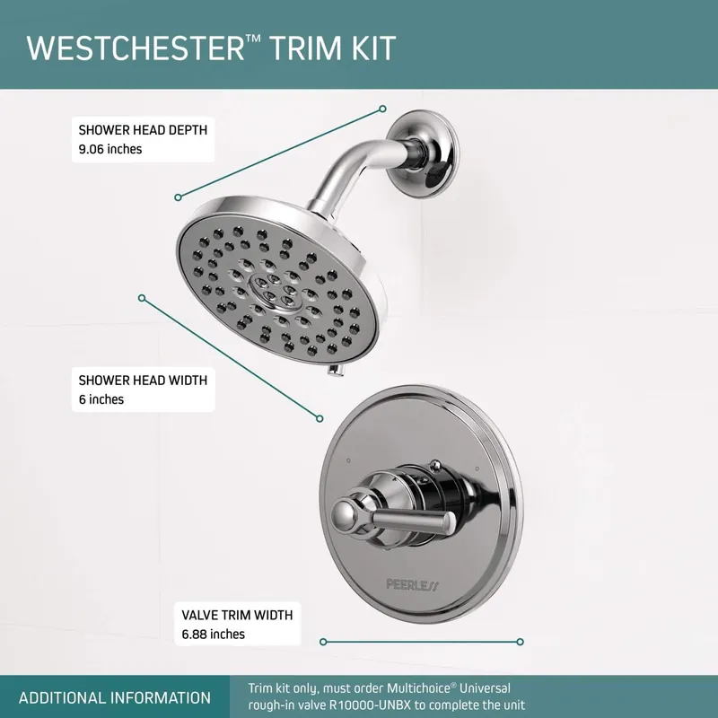 Peerless PTT14223 Westchester Shower Only Trim Single Handle 14S