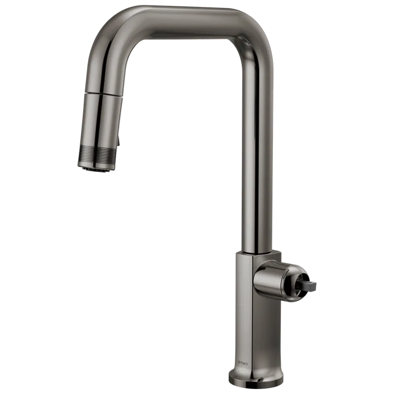 Brizo 63007LF-BNXLHP-L Kintsu Pull-Down Faucet with Square Spout - Less Handle