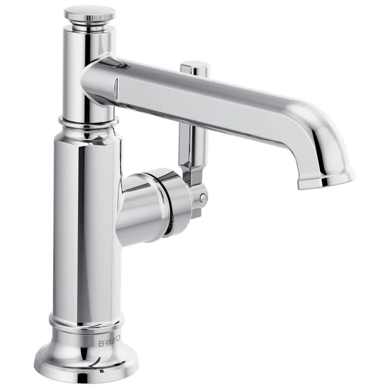 Brizo 65076LF-PC-ECO Invari Single Handle Monoblock Bathroom Sink Faucet