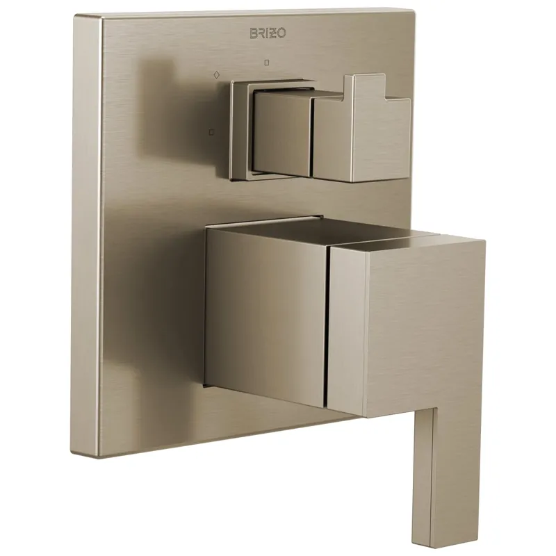 Brizo T75P580-BN Siderna Two Handle Pressure Balancing Valve Trim