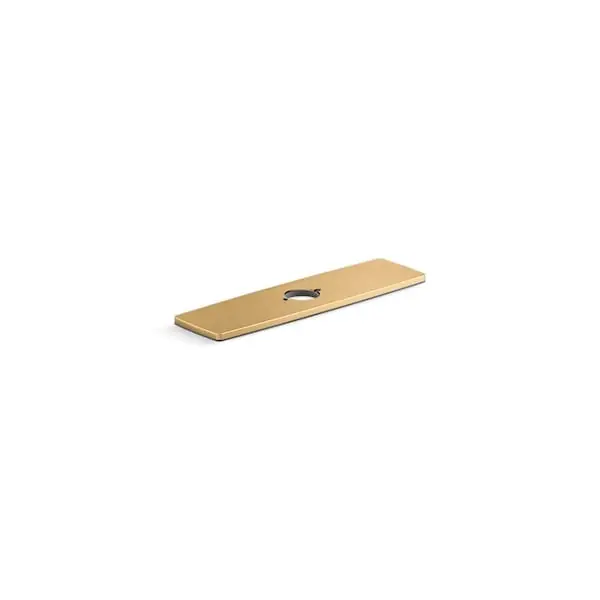 KOHLER 24462-2MB Riff Three-Hole Kitchen Faucet Escutcheon