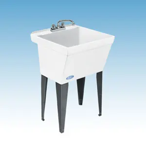 Mustee 17FK Durastone Laundry Tub