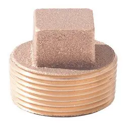 Macomb Group 15015BRSHPCI 1-1/2 150 Brass Square Head Plug Cored Global