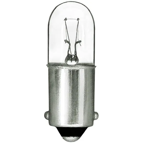 Eiko 755 miniature lamp 1 W BA9s miniature bayonet T3.25 shape
