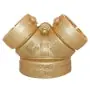 Fire Protection 09-000-11 4 x 2-1/2 x 2-1/2 Fdc Single Clapper Siamese
