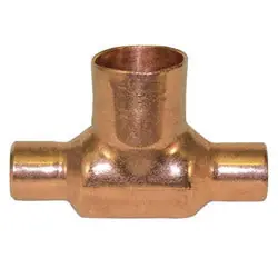 Macomb Group 10032644 1/4 x 1/4 x 3/8 wrot C x C x C red Tee