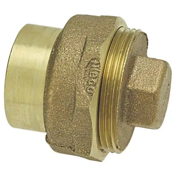 Copper Fitting E169000 816 - DWV Fitting Cleanout Ftg x Cleanout w/Plug - Cast 1 1/4 Inch