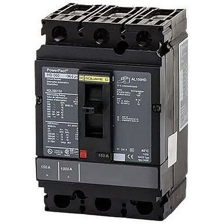 Trane BKR02146 Breaker; Circuit, 150 Amp, 600 Volt, 3 Pole, Breaker Frame Type H