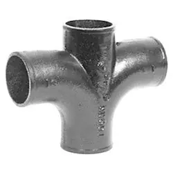 Tyler Pipe 009139 5 x 4 No-Hub San Cross