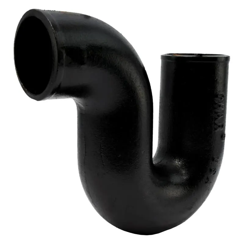 Charlotte Pipe NH 00044A 0600 2 x 2 NH Cast Iron Deep Seal P-Trap Spigot X Spigot