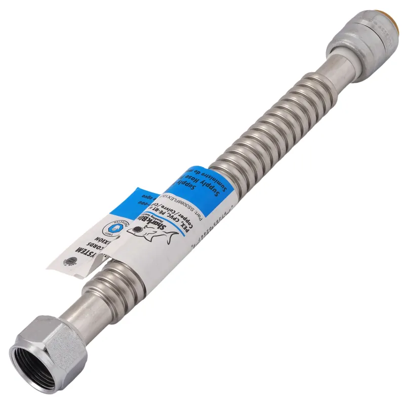 Sharkbite SS3088FLEX12LF 3/4 inches x 3/4 inches FIP Corrugated Water Heater Connector 12 inches Length