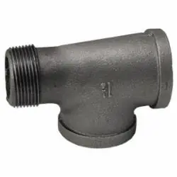 Macomb Group 0310064209 1-1/4 x 1 x 1-1/4 Std Blk Mi Red St Tee