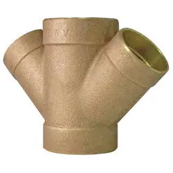 Macomb Group 10051198 2 x 2 x 1-1/2 x 1-1/2 Copper Dwv Double Red Y