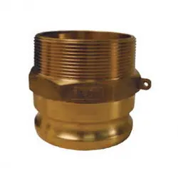 Macomb Group G100-F-BR 1 Type F Brass Adapter Male X Mpt