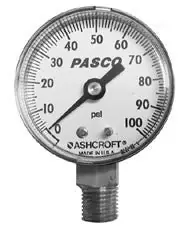 Pasco 1739A Pressure Gauge 30 PSI (2-1/2 inches Dial)