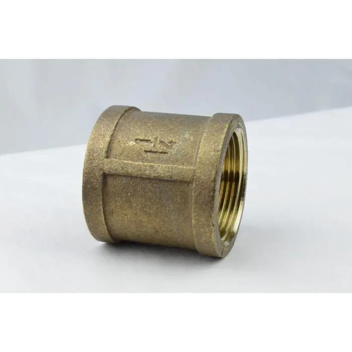 Everflow BRCP0114-NL 1-1/4 inches Couplings Lead Free Brass