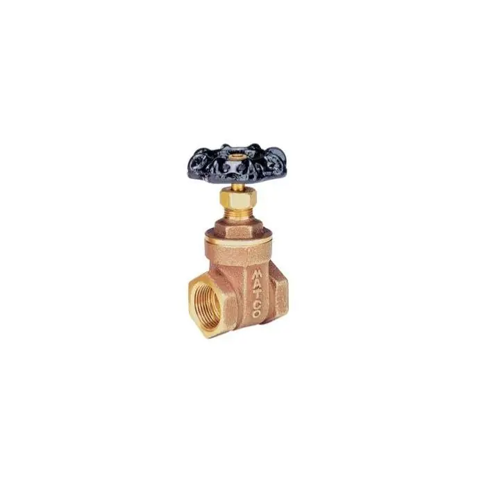 Matco 514T01LF 514LF 1/4 in. Brass Full Port Threaded Gate Valve