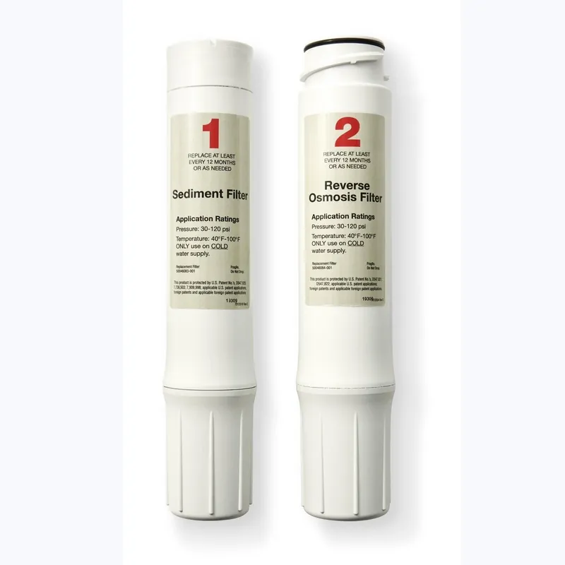 Resideo 50046086-001/U Replacement Filters for RO Filter System 1 Sediment Filter and 1 RO Filter