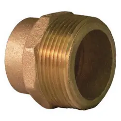 Macomb Group 10047050 Copper DWV Male Adapter 1-1/4 x 1-1/2