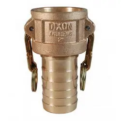 Macomb Group 200-C-BR Type C Brass Coupler Female X Hose