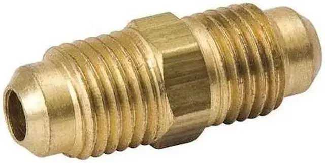 Mueller Streamline A 00327 Union Connector 3/8 in Male Flared x 3/8 in Male Flared