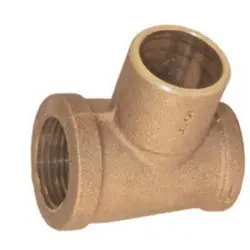 Macomb Group 10037675 3/4 x 3/4 x 1/2 Cast FPT x FPT x C Red Tee