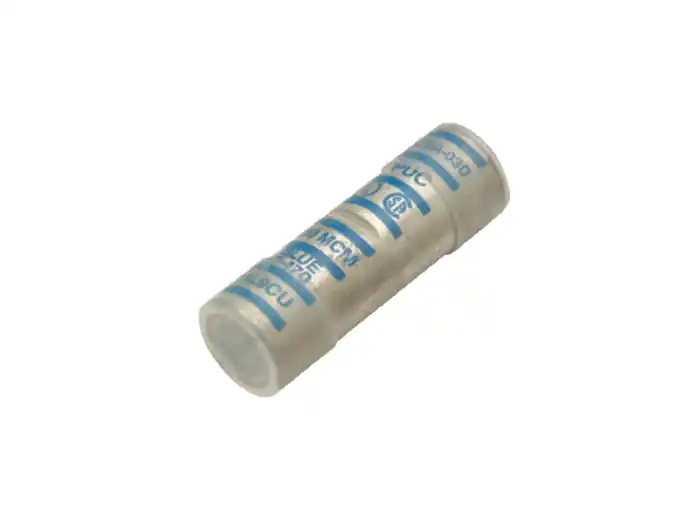 Penn-Union BCUA-6 Type BCUA Crimp Splice, 6 AWG, 1-5/8 in L